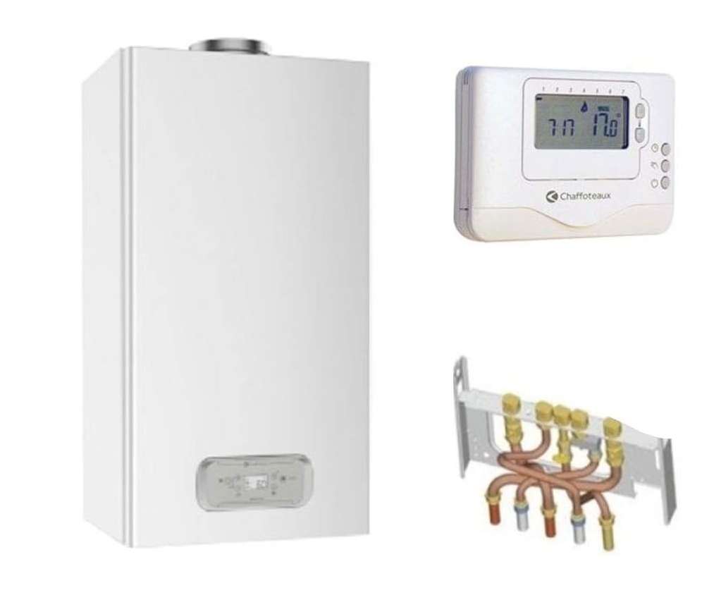 Chaudière Gaz Chaffoteaux 25 kW avec Thermostat